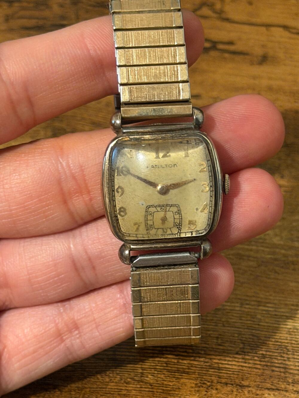 1940s Hamilton Martin 987A 10K Gold Filled Men’s Watch 27mm